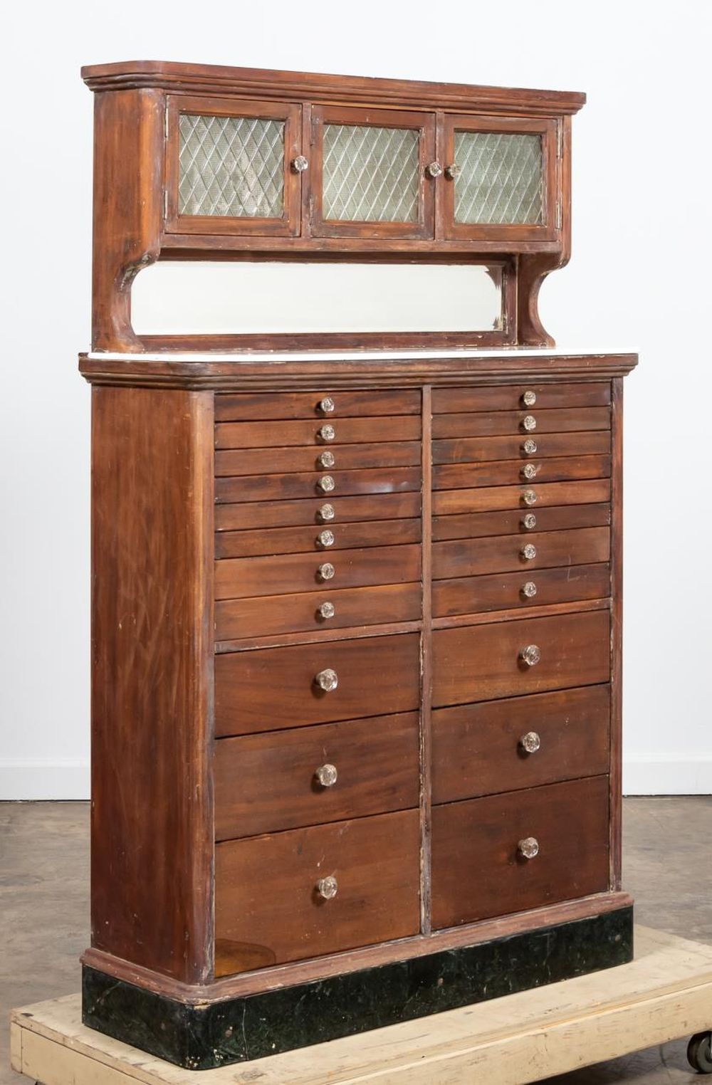 PRIMITIVE ONE-DRAWER PINE SIDE
