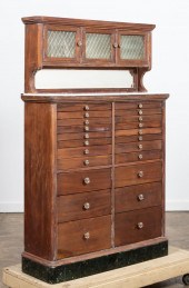 PRIMITIVE ONE-DRAWER PINE SIDE