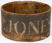 PRIMITIVE PAINTED BENTWOOD DRY