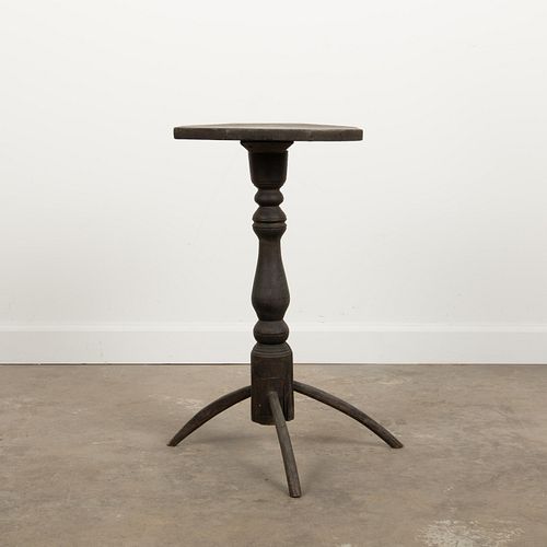 PRIMITIVE PAINTED CANDLE STANDA