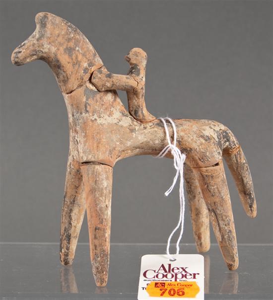 Primitive painted earthenware