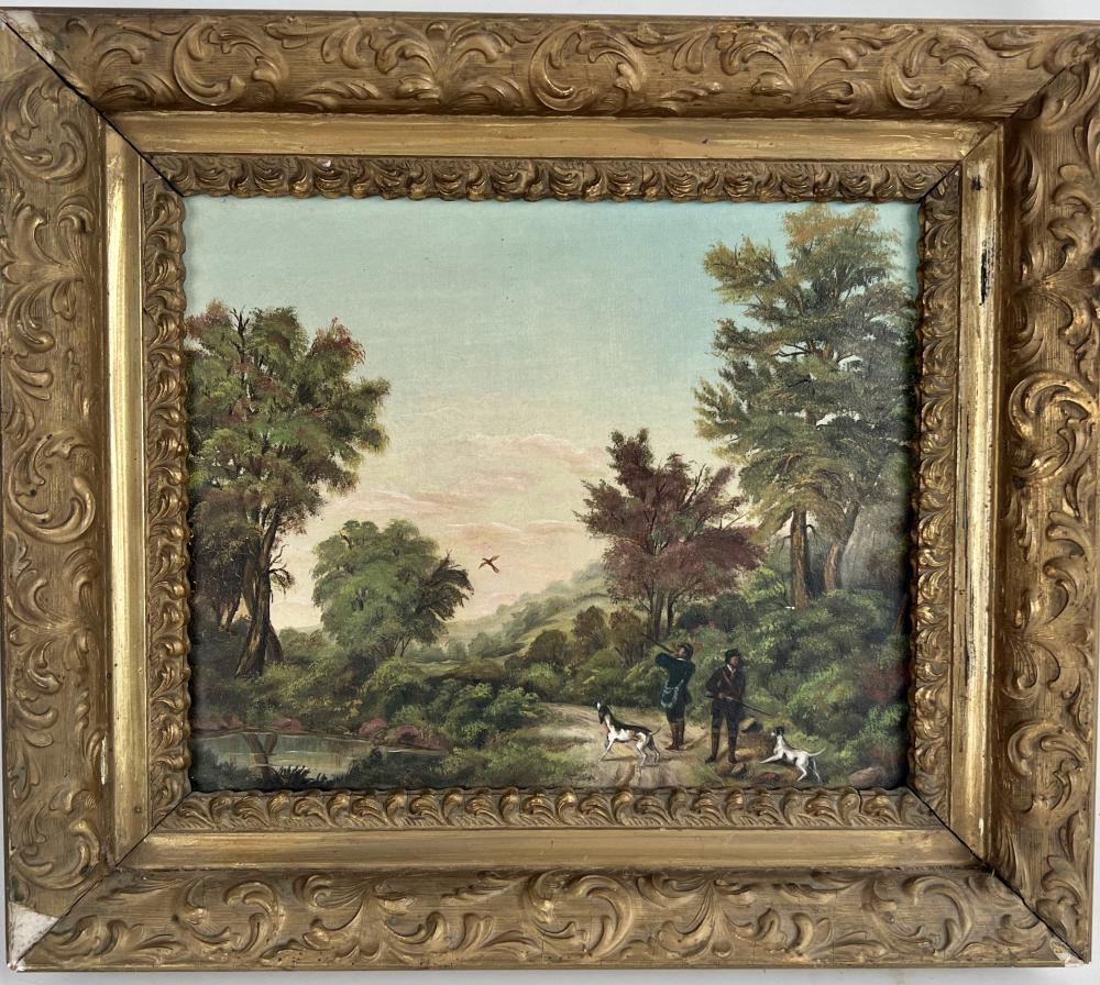PRIMITIVE PAINTING OF PHEASANT