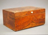 PRIMITIVE PINE BOX WITH KNIFEA