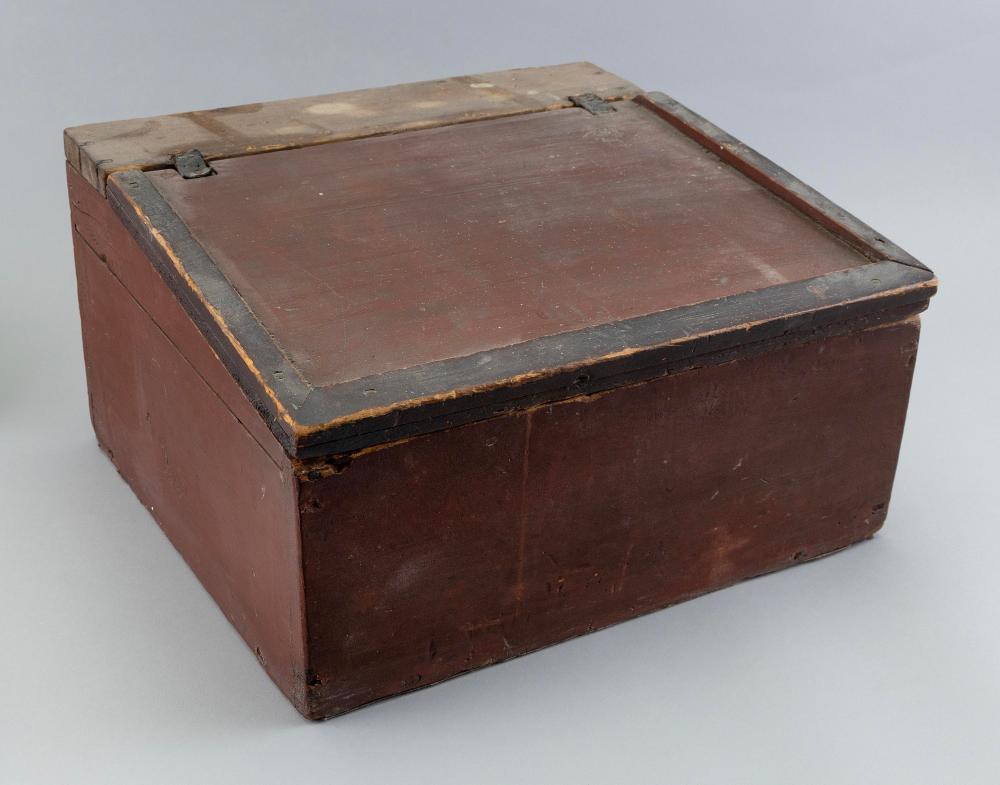 PRIMITIVE PINE LAP DESK 19TH
