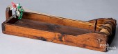 PRIMITIVE PINE RUG LOOM, 19TH