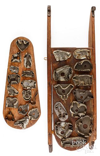 PRIMITIVE PINE SLED, 19TH