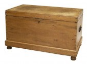 PRIMITIVE PINE STORAGE TRUNK W