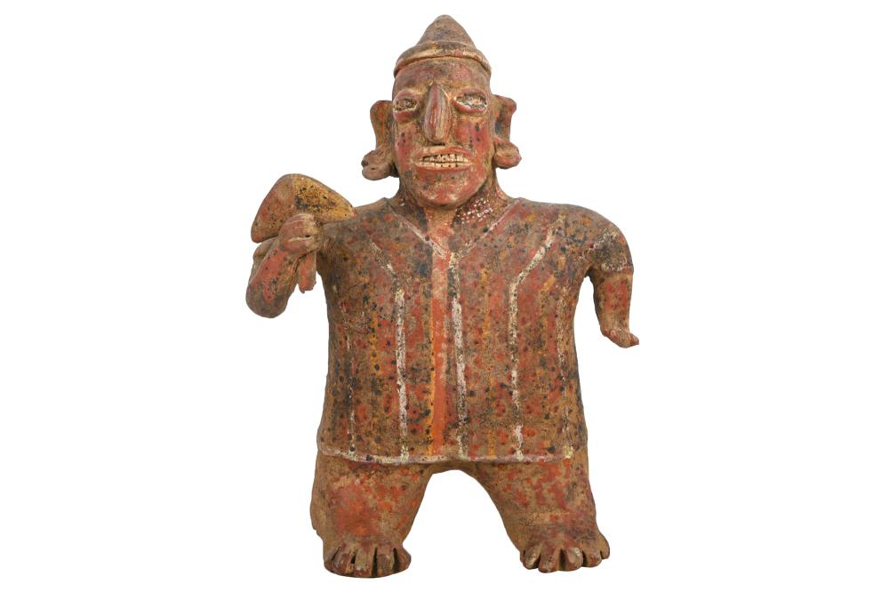 PRIMITIVE POLYCHROMED POTTERY