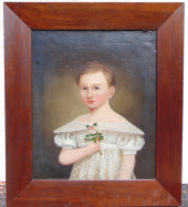 PRIMITIVE PORTRAIT OF A LITTLE