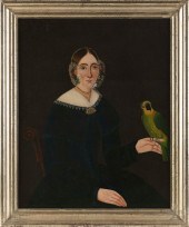 PRIMITIVE PORTRAIT OF A WOMAN