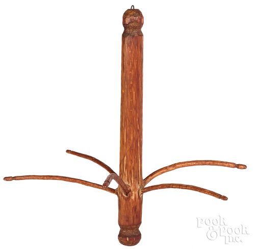 PRIMITIVE SCANDINAVIAN DRYING RACK,
