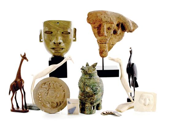 Primitive sculptures artifacts