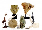 Primitive sculptures artifacts