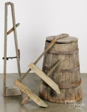 PRIMITIVE STAVED BARREL, ETC.<
