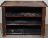 PRIMITIVE STYLE PINE LOW BOOKS