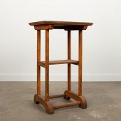 PRIMITIVE TABLE WITH MUSTARD P
