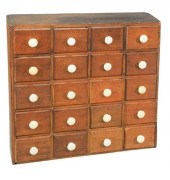 PRIMITIVE TWENTY DRAWER SPICE
