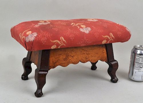 PRIMITIVE UPHOLSTERED MAPLE