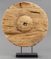 PRIMITIVE WOOD AND IRON WHEEL