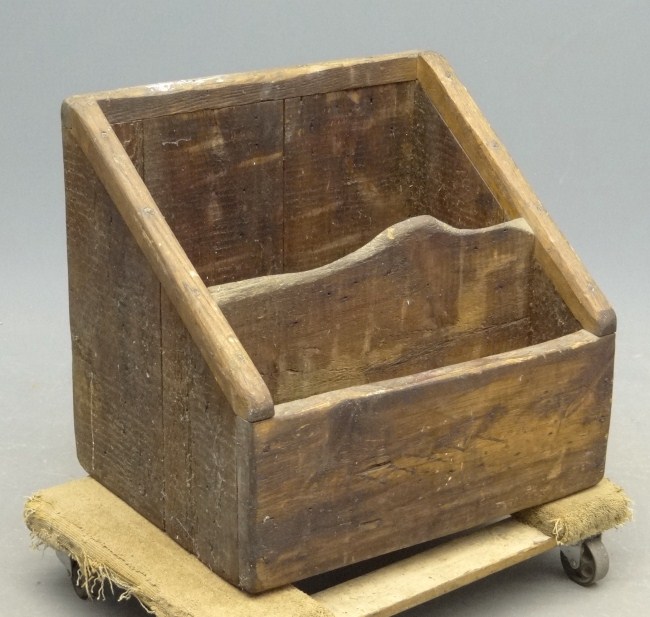 Primitive wood box. 25'' W 25'' W