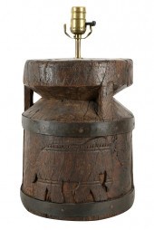 PRIMITIVE WOOD & IRON TABLE LA