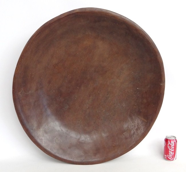 Primitive wooden bowl. 29''