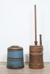 PRIMITIVE WOODEN BUTTER CHURN