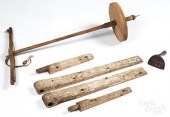 PRIMITIVE WOODEN PUMP DRILL, 1