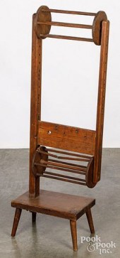 PRIMITIVE YARN WINDER, 19TH C.