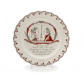 Prince William V Creamware Pla