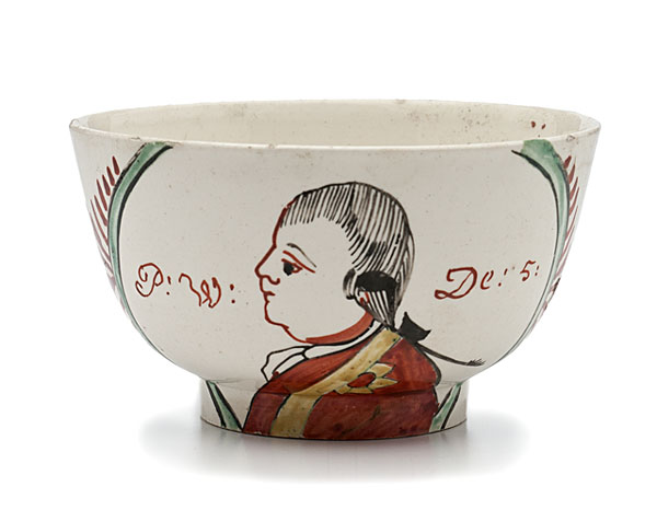 Prince William V Creamware Waste
