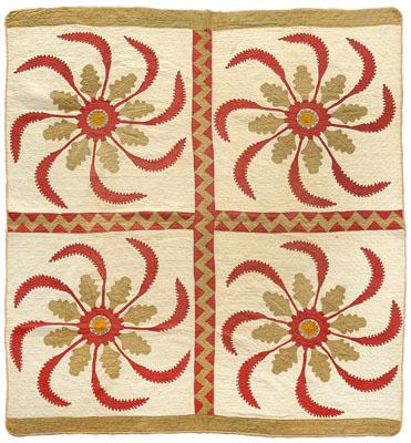 Princess Feather Georgia quilt,