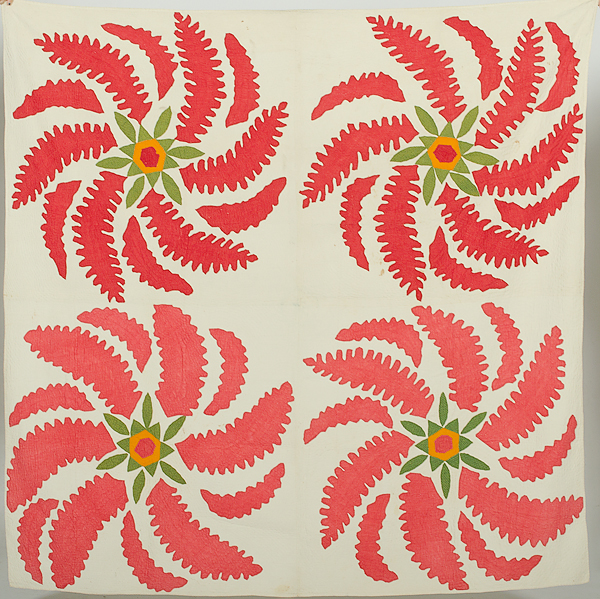 ''Princess Feathers'' Quilt