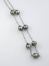 PRINCESS LENGTH 14-KARAT WHITE