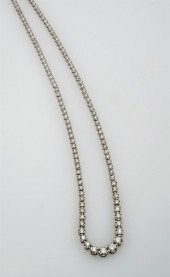 PRINCESS LENGTH 18-KARAT WHITE