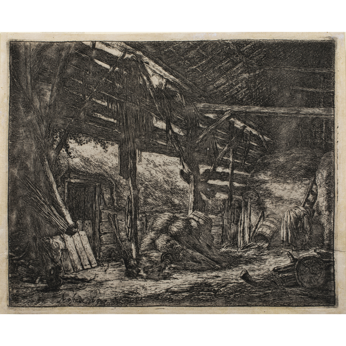 PRINT, ADRIAEN VAN OSTADE Adriaen