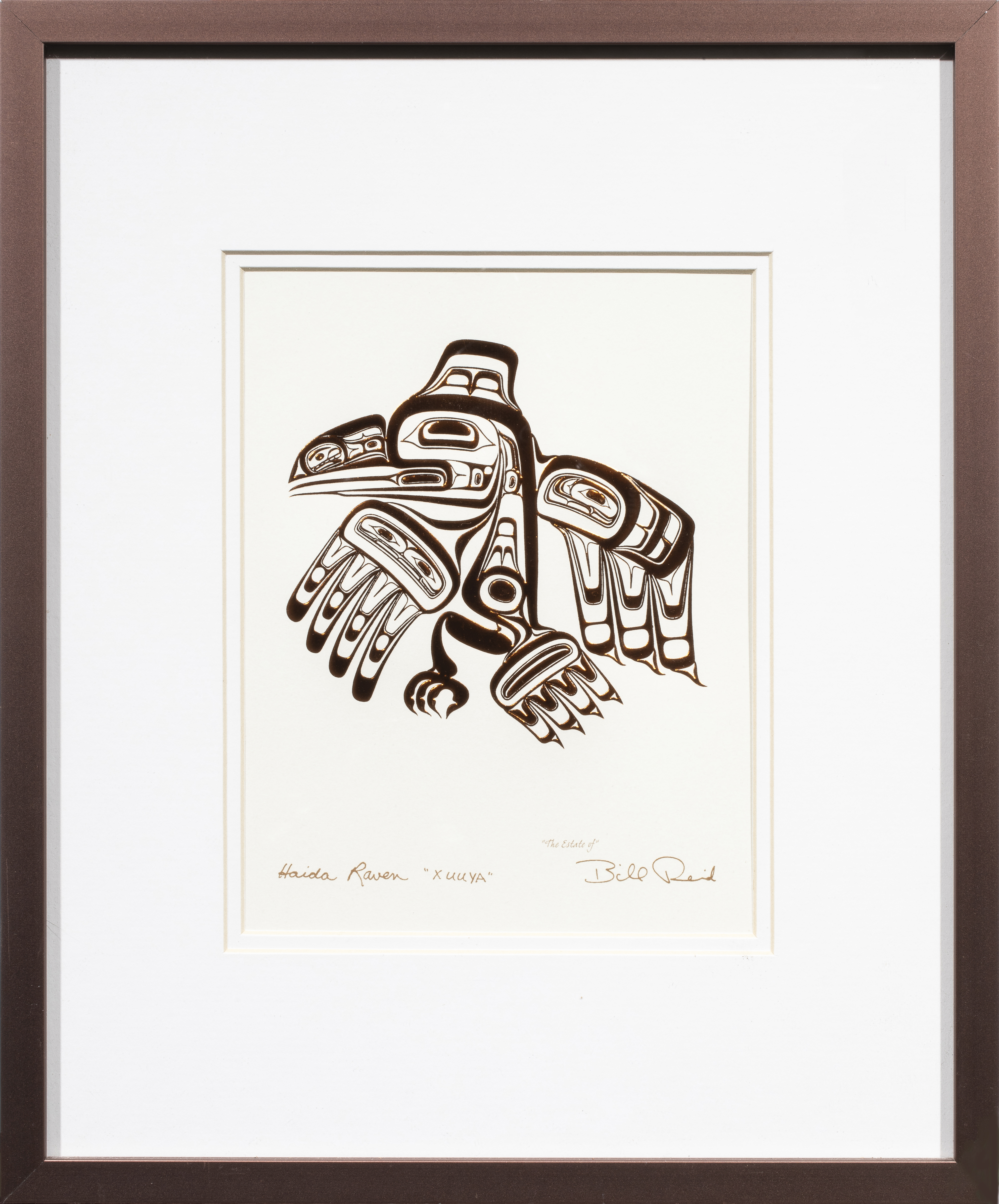 PRINT, AFTER BILL REID After Bill