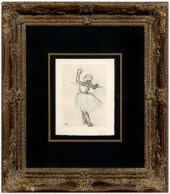 Print after Degas, ballerina f