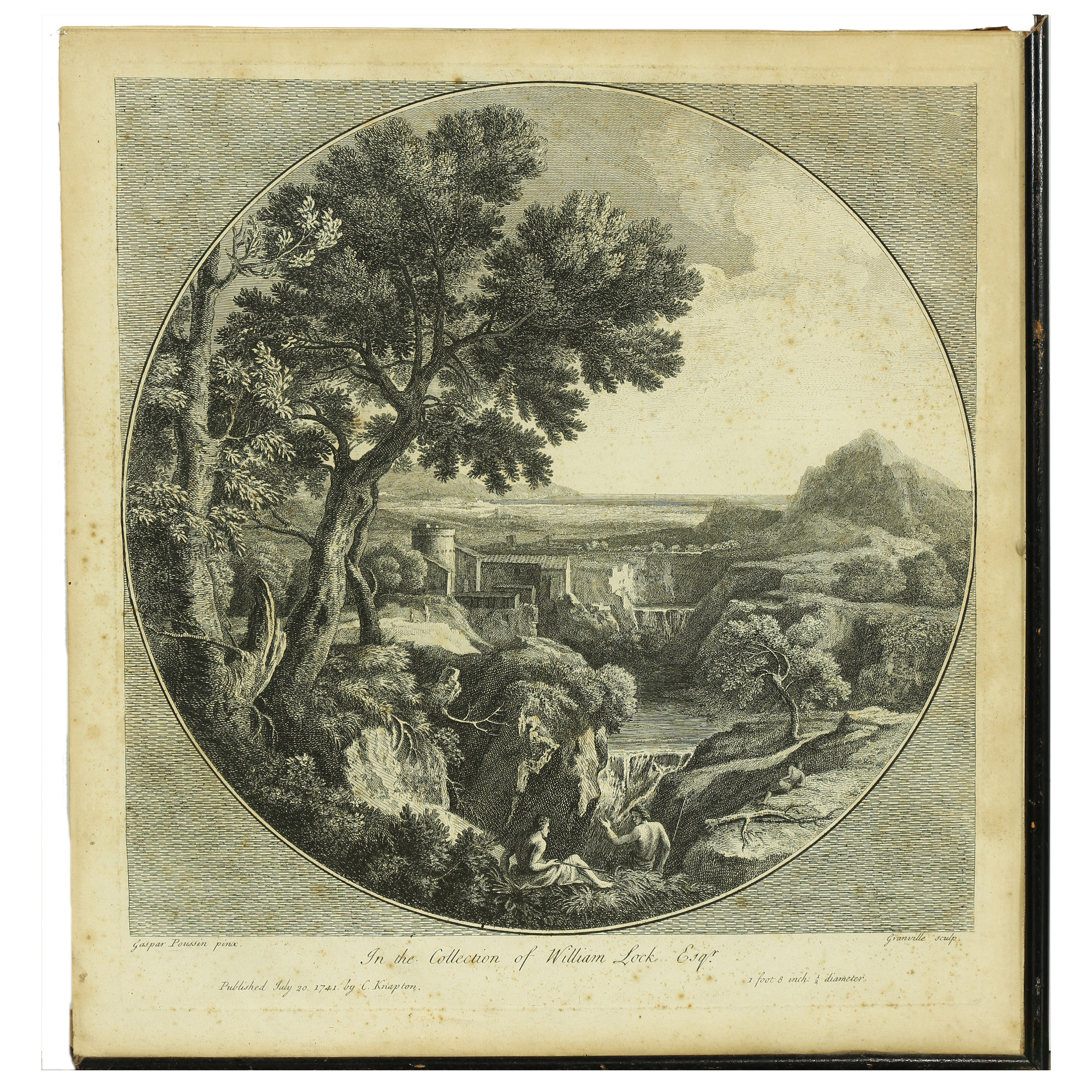 PRINT, AFTER GASPAR POUSSIN After
