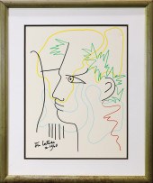 PRINT, AFTER JEAN COCTEAU Afte
