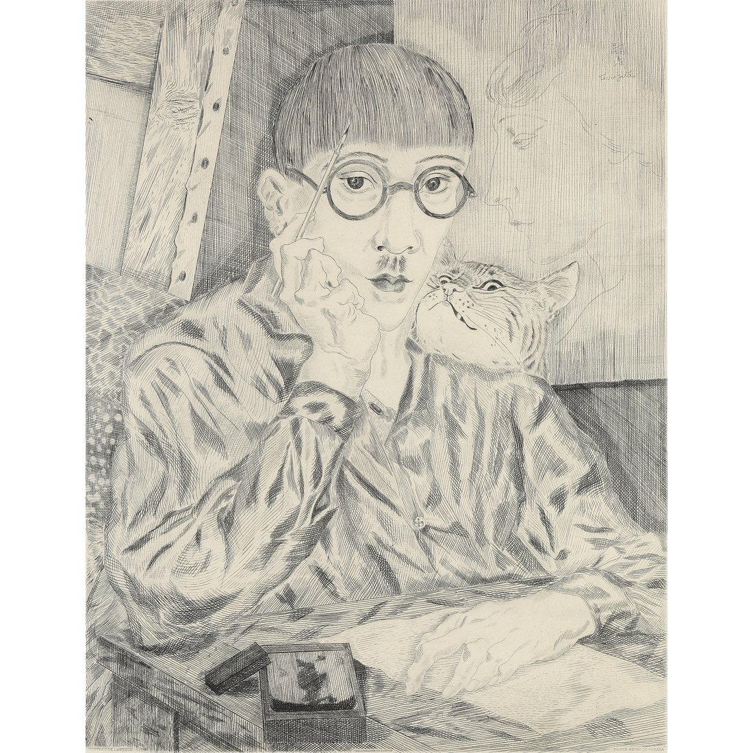 PRINT, AFTER LEONARD TSUGUHARU