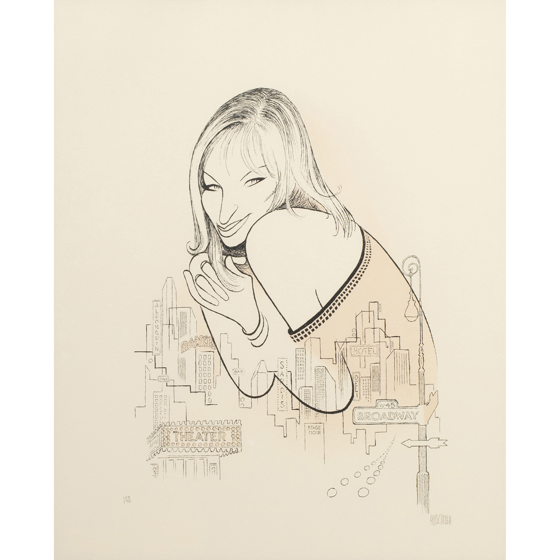 PRINT, ALBERT HIRSCHFELD Albert