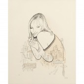 PRINT, ALBERT HIRSCHFELD Alber