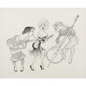 PRINT, ALBERT HIRSCHFELD Alber