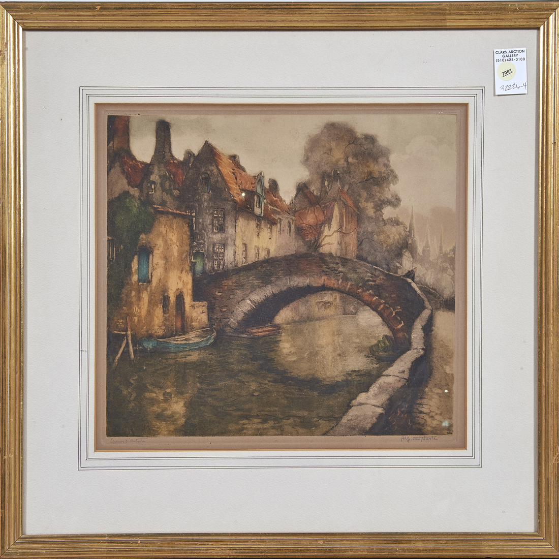 PRINT, ALFRED VAN NESTE Alfred
