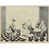 PRINT, BENNY ANDREWS Benny And