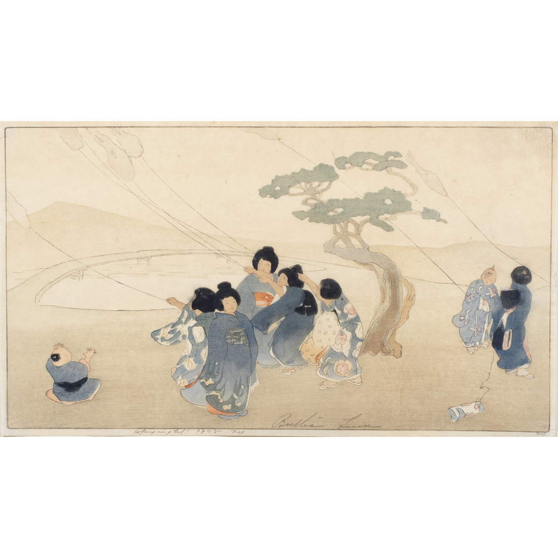 PRINT, BERTHA BOYNTON LUM Bertha