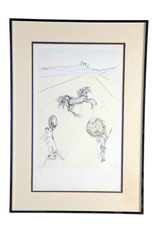 PRINT BY SALVADOR DALI (SPANISH 