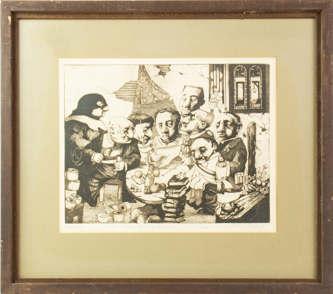 PRINT, CHARLES BRAGG Charles