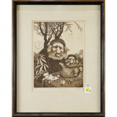 PRINT, CHARLES BRAGG Charles B